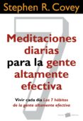 MEDITACIONES DIARIAS PARA LA GENTE ALTAMENTE EFECTIVA de COVEY, STEPHEN R. 
