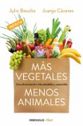 MAS VEGETALES, MENOS ANIMALES: UNA ALIMENTACION MAS SALUDABLE Y SOSTENIBLE de BASULTO, JULIO CACERES, JUANJO 