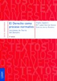 EL DERECHO COMO PROCESO NORMATIVO (2 EDICION): LECCIONES DE TEOR IA DEL DERECHO de ZAPATERO, VIRGILIO 