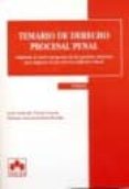 TEMARIO DE DERECHO PROCESAL PENAL (4 ED) de TOME GARCIA, JOSE ANTONIO  GARCIA-LUBEN BARTHE, PALOMA 