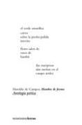 HAMBRE DE FORMA di CAMPOS, HAROLDO DE 