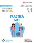 Portada de Practicamat 5º Educacion Primaria Trim. Actividades Comunidad Zoom (Me