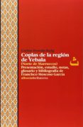 COPLAS DE LA REGION DE YEBALA: NORTE DE MARRUECOS de PEREDA, CARLOS 