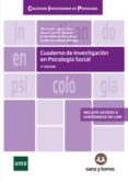 CUADERNO DE INVESTIGACION EN PSICOLOGIA SOCIAL di VV.AA. 