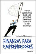 FINANZAS PARA EMPRENDEDORES de MANZANERA, ANTONIO 