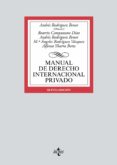 MANUAL DE DERECHO INTERNACIONAL PRIVADO (5 ED.) de RODRIGUEZ BENOT, ANDRES 