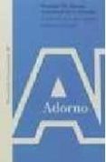 ACTUALIDAD DE LA FILOSOFIA de ADORNO, THEODOR W. 