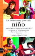 UN INSTRUMENTO PARA CADA NIO: SEPA COMO ELEGIR EL MAS ADECUADO: UN LIBRO MUY UTIL PARA INICIAR Y DESARROLLAR EL APRENDIZAJE MUSICAL EN LOS NIOS de BEAUVILLARD, LAURE 