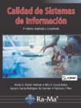 CALIDAD DE SISTEMAS DE INFORMACIN 4 EDICIN AMPLIADA Y ACTUALIZADA di VV.AA. 