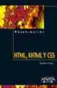 HTML, XHTML Y CSS (PROGRAMACION) de CASTRO, ELIZABETH 