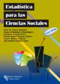 ESTADISTICA PARA LAS CIENCIAS SOCIALES di CASAS SANCHEZ, JOSE MIGUEL 