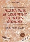 AUXILIAR PARA EL COMENTARIO DE TEXTOS LITERARIOS di VV.AA