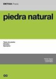 PIEDRA NATURAL: TIPOS DE PIEDRA, DETALLES, EJEMPLOS de HUGUES, THEODOR  STEIGER, LUDWIG 
