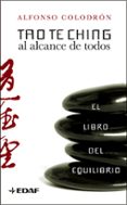 TAO TE CHING AL ALCANCE DE TODOS de COLODRON, ALFONSO 