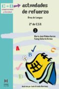 Portada de Actividades de refuerzo. Área de lengua: 2º de E.S.O. - 9788497002035