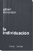 LA INDIVIDUALIZACION di SIMONDON, GILBERT 