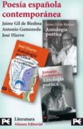 POESIA ESPAOLA CONTEMPORANEA (ESTUCHE) de GAMONEDA, ANTONIO  HIERRO, JOSE 