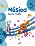 Portada de Musica 5º Educacion Primaria Libro del Alumno Proyecto Pizzicato Val