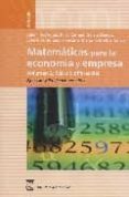 MATEMATICAS PARA LA ECONOMIA Y EMPRESA VOL.2: CALCULO DIFERENCIAL . EJERCICIOS Y PROBLEMAS RESUELTOS di VV.AA. 