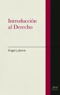 INTRODUCCION AL DERECHO de LATORRE, ANGEL 