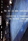 NO ES LO MS NATURAL di VV.AA. 