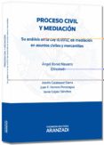 PROCESO CIVIL Y MEDIACION de BONET NAVARRO, ANGEL 
