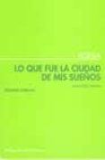 LO QUE FUE LA CIUDAD DE MIS SUEOS: POESIA REUNIDA (1988-1996) di RUIZ MONTES, LAURA 