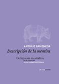 DESCRIPCION DE LA MENTIRA de GAMONEDA, ANTONIO 