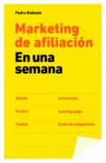MARKETING DE AFILIACION EN UNA SEMANA di ROBLEDO, PEDRO 
