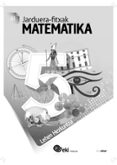 Portada de EKI LH 5. Matematika 5. Jarduera Fitxak 5