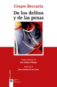 DE LOS DELITOS Y DE LAS PENAS de BECCARIA, CESARE 
