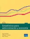 ESTADISTICA PARA ADMINISTRACION Y ECONOMIA (6 ED.) de NEWBOLD, PAUL  CARLSON, WILLIAM L. 