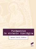 FUNDAMENTOS DE SINTAXIS TIPOLOGIA de CONTI JIMENEZ, CARMEN 