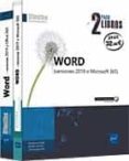 WORD (VERSIONES 2019 Y OFFICE 365) PACK 2 LIBROS di VV.AA. 