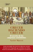 CRECER HACIENDO CRECER di MARCET, XAVIER 