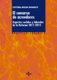 EL CONCURSO DE ACREEDORES de MOLINA NAVARRETE, CRISTOBAL 