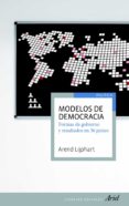 MODELOS DE DEMOCRACIA de LIJPHART, AREND 