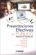 PRESENTACIONES EFECTIVAS EN PUBLICO di GARCIA CARBONELL, R. 