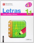 LETRAS 1 CUADRICULA. LIBRO 1, 2 Y 3 di VV.AA. 
