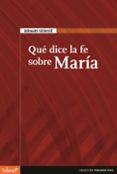 QUE DICE LA FE SOBRE MARIA di SESBOUE, BERNARD 