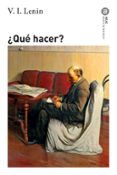 QUE HACER? de LENIN, VLADIMIR ILICH 