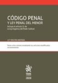 CODIGO PENAL Y LEY PENAL DEL MENOR 25 ED 2017 di VV.AA. 