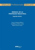 MANUAL DE PROPIEDAD INDUSTRIAL (2 ED) de FERNANDEZ-NOVOA, CARLOS OTERO LASTRES, JOSE MANUEL BOTANA AGRA, MANUEL 