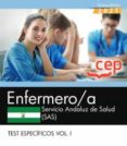 ENFERMERO/A DEL SERVICIO ANDALUZ DE SALUD (SAS) 2021. TEST ESPECIFICOS VOL. I di VV.AA. 