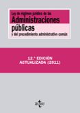 LEY DE REGIMEN JURIDICO DE LAS ADMINISTRACIONES PUBLICAS Y DEL PR OCEDIMIENTO ADMINISTRATIVO COMUN (12 ED) de LEGUINA VILLA, JESUS 