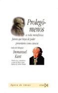 PROLEGOMENOS A TODA METAFISICA de KANT, IMMANUEL 