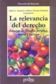 LA RELEVANCIA DEL DERECHO: ENSAYOS DE FILOSOFIA JURIDICA, MORAL Y POLITICA de REDONDO, MARIA CRISTINANAVARRO, PABLO E.