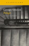 PEDIGRI de SIMENON, GEORGES 