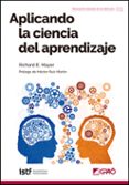 APLICANDO LA CIENCIA DEL APRENDIZAJE di MAYER, RICHARD E. 