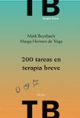 200 TAREAS EN TERAPIA BREVE di BEYEBACH, MARK 